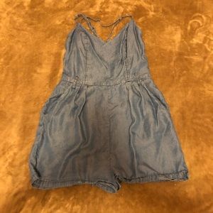 Blue “jean” Lulus Romper